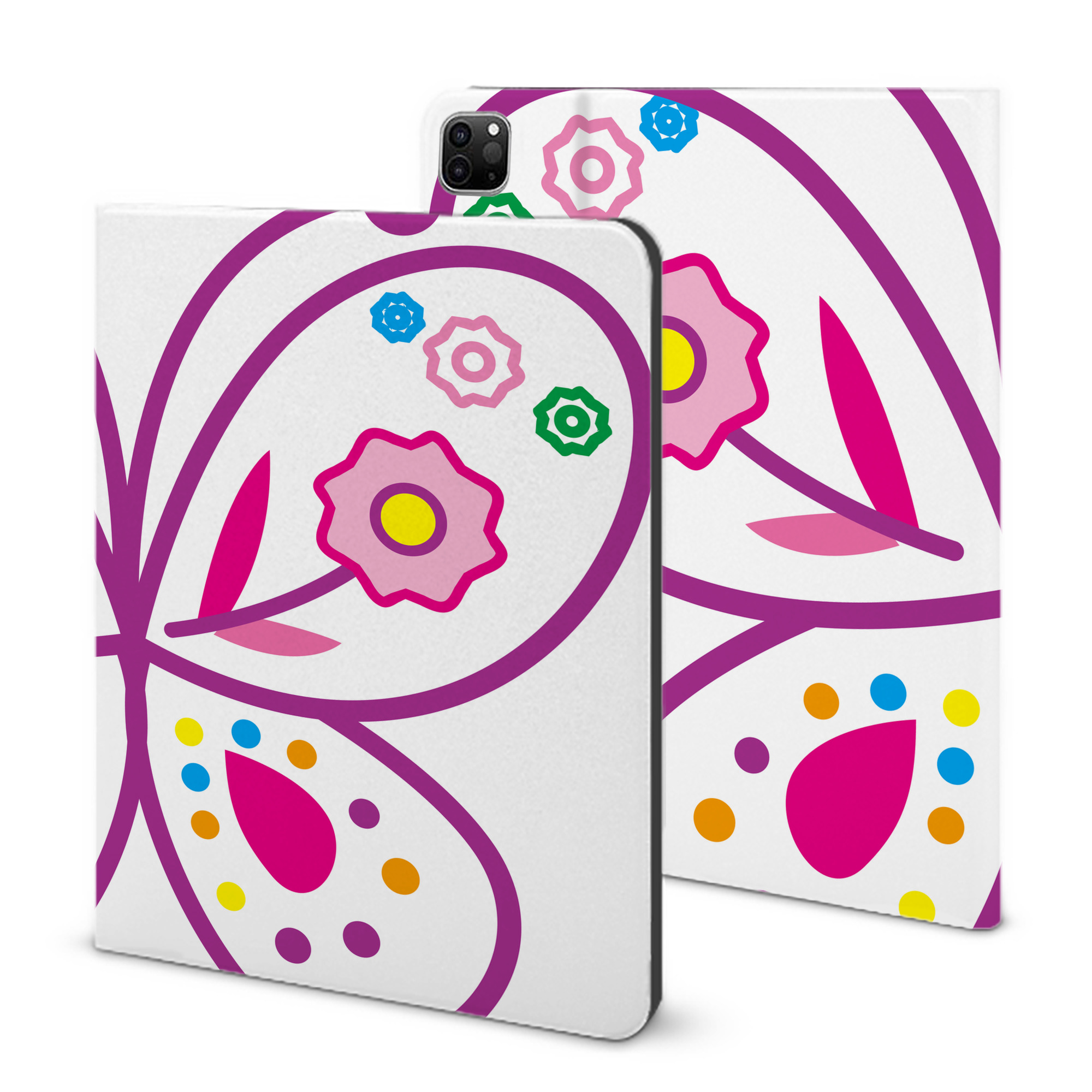 （画像用） Hello Kitty ハローキティ IPad ケース ブック型 PUレザー TPU 耐衝撃 軽量 薄型 ペン収納なし 全面保護 IPad 各モデル対応